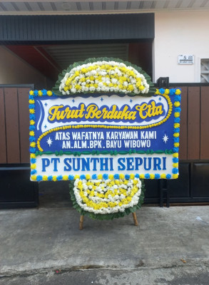 Papan Bunga Duka di Ilir Timur Ii